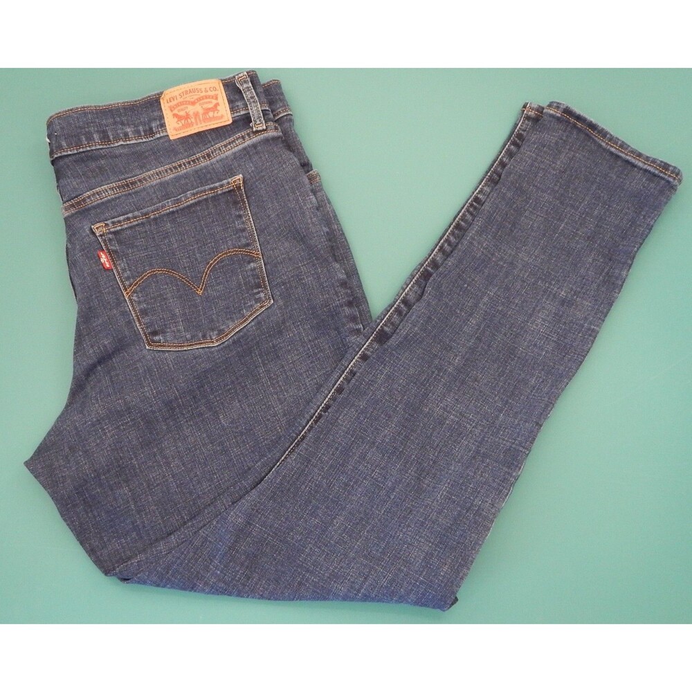 Levi's Strauss 311 Shaping Skinny Jeans Womens Size 33 Denim High Rise Excellent